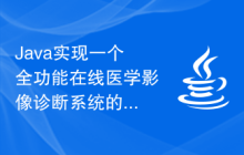 Java实现一个全功能在线医学影像诊断系统的逻辑过程
