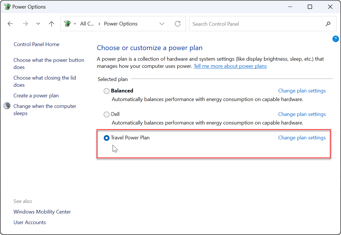 So erstellen Sie einen Energieplan in Win11