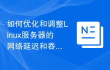 如何优化和调整Linux服务器的网络延迟和吞吐量