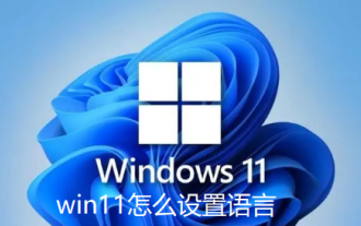 win11에서 시스템 언어를 변경하는 방법