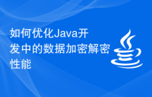 如何優(yōu)化Java開發(fā)中的數(shù)據(jù)加密解密性能