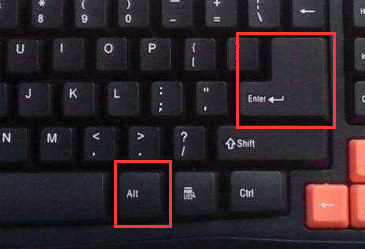 What is the shortcut key for full screen in Windows 7?