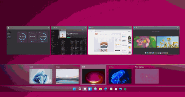 tutorial mudah desktop berbilang win11