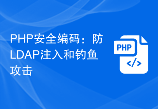 Pengekodan selamat PHP: melindungi daripada suntikan LDAP dan serangan pancingan data