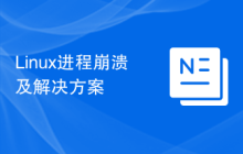 Linux进程崩溃及解决方案