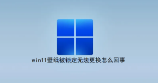 win11壁纸无法更换，怎么解决？