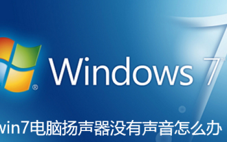 Que faire s'il n'y a pas de son provenant des haut-parleurs de l'ordinateur Windows 7
