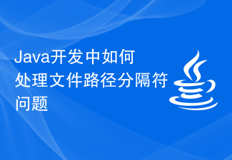 Java 開発におけるファイル パス区切り文字の問題に対処する方法