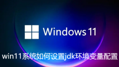 How to set jdk environment variable configuration in win11 system