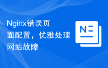 Nginx错误页面配置，优雅处理网站故障