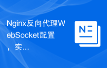 Nginx反向代理WebSocket配置，实现实时通信