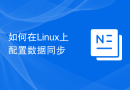 如何在Linux上配置数据同步