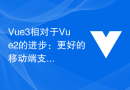 Vue3相对于Vue2的进步：更好的移动端支持