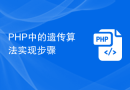 PHP中的遗传算法实现步骤