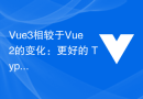 Vue3相较于Vue2的变化：更好的 TypeScript 类型推导