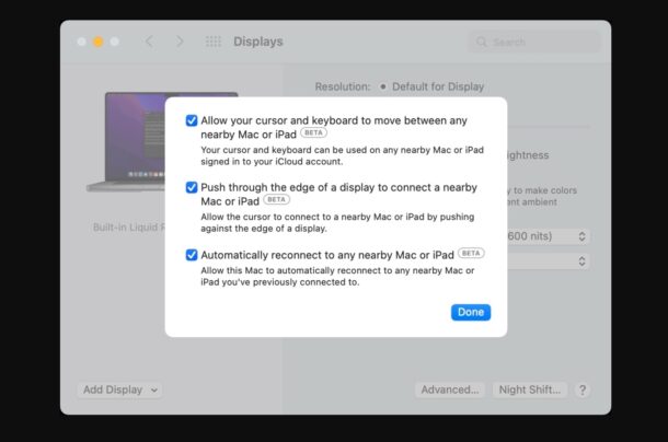 如何通过 Beta 版立即在 Mac 和 iPad 上获得通用控制