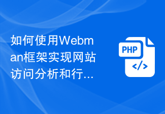 Bagaimana untuk menggunakan rangka kerja Webman untuk melaksanakan analisis akses tapak web dan fungsi penjejakan tingkah laku?