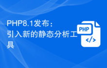 PHP8.1发布：引入新的静态分析工具