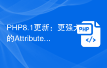 PHP8.1更新：更强大的Attributes