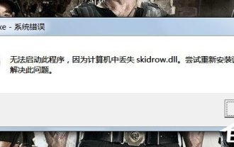 'Skidrow.dll in computer' appears when Win7 starts the game