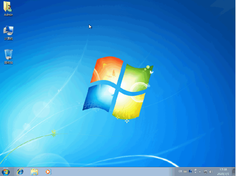 Demonstration of win7 operating system download and installation tutorial