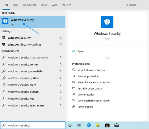 How to use Windows Defender to scan folders in Win10.