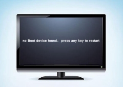 如何解决win7黑屏显示nobootdevicefound