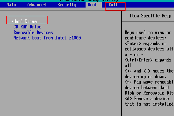 如何解決win7黑畫面顯示nobootdevicefound