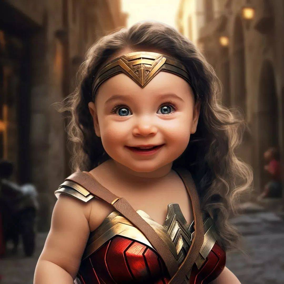 人工智能创作的“婴儿版超级英雄”，你觉得哪个最可爱