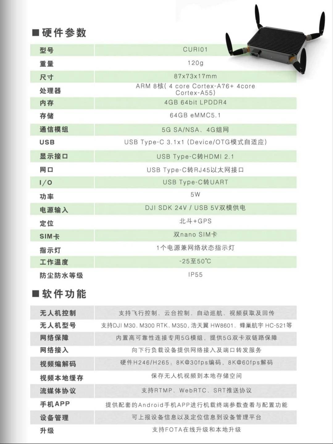 中国联通推出“极光一号”5G机载终端，适配大疆等品牌无人机设备