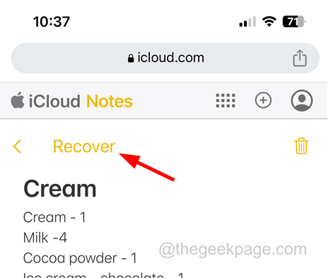 How to recover deleted notes on iPhone