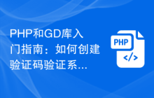 PHP和GD库入门指南：如何创建验证码验证系统