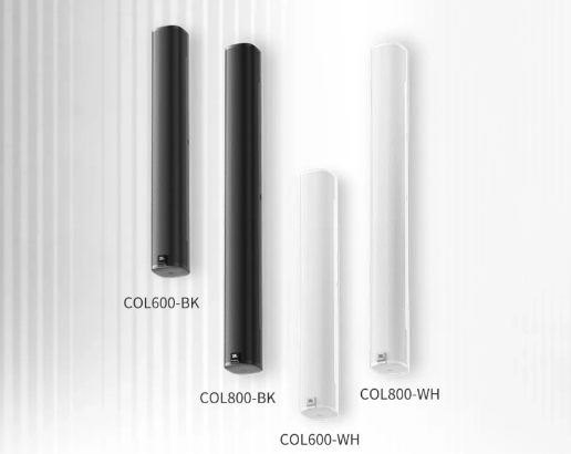 创新设计！JBL Professional推出内置倾斜设计的COL系列纤薄型柱式扬声器