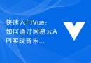 快速入门Vue：如何通过网易云API实现音乐排行榜功能