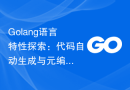Golang语言特性探索：代码自动生成与元编程