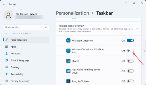 修复：任务栏溢出在 Windows 11 上不起作用