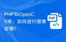 PHP和OpenCV库：如何进行图像去噪？
