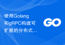 使用Golang和gRPC构建可扩展的分布式数据传输的技巧