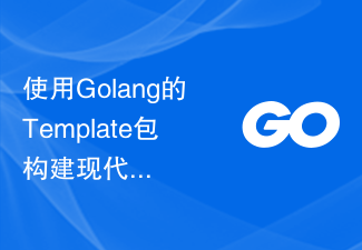 Golang의 템플릿 패키지를 사용하여 현대적인 웹사이트 구축