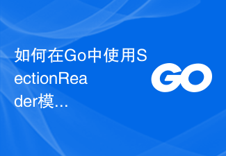 Go で SectionReader モジュールを使用して、ファイルの指定された領域のコンテンツを解析して生成するにはどうすればよいですか?