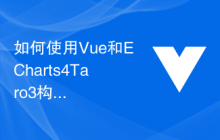如何使用Vue和ECharts4Taro3构建交互式的数据可视化大屏展示