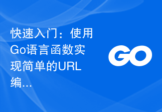 Mula Pantas: Gunakan fungsi bahasa Go untuk melaksanakan fungsi pengekodan dan penyahkodan URL yang mudah