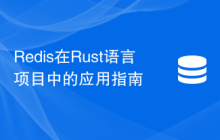 Redis在Rust语言项目中的应用指南