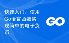 快速入门：使用Go语言函数实现简单的电子货币支付功能