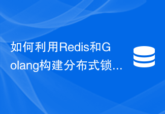 Comment créer une fonction de verrouillage distribué à l'aide de Redis et Golang