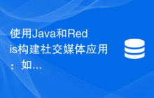 使用Java和Redis构建社交媒体应用：如何处理海量用户数据