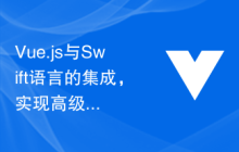 Vue.js与Swift语言的集成，实现高级iOS应用的开发和测试的建议