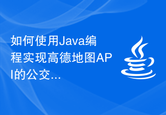 如何使用Java编程实现高德地图API的公交站点查询