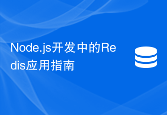 Node.js開發中的Redis應用程式指南