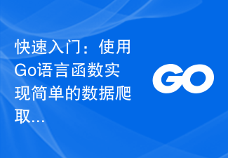 빠른 시작: Go 언어 기능을 사용하여 간단한 데이터 크롤링 기능 구현